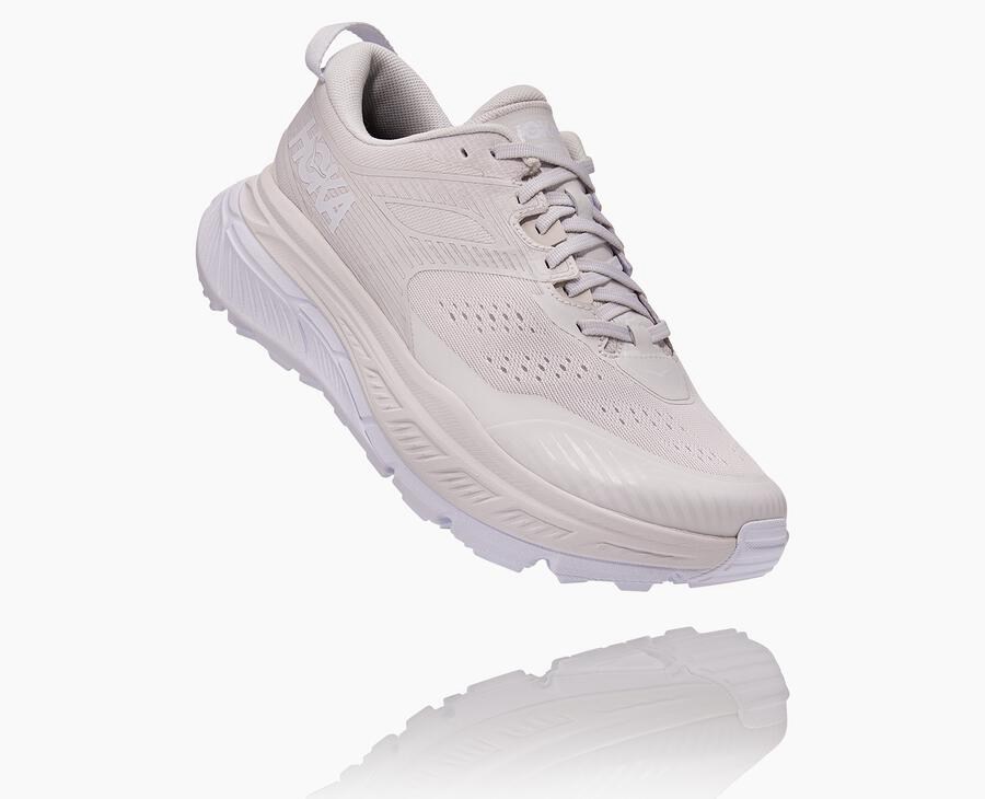 Tenis Hoka One One Trail Hombre Blancos - Stinson Atr 6 - YSTQ25913